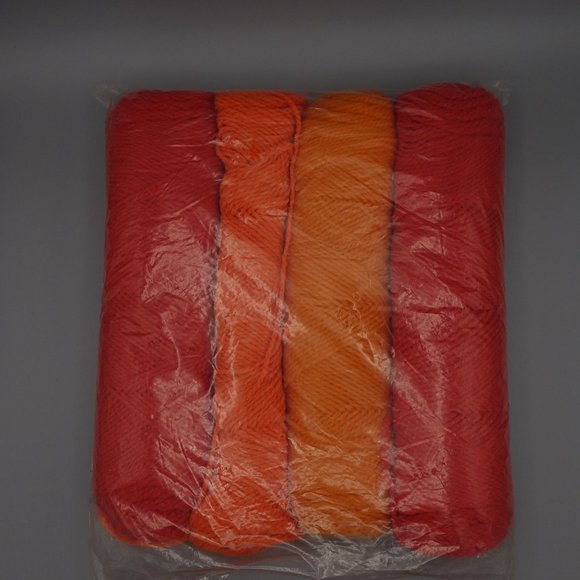 Bucilla Crochet Sweater Vest, Poncho Kit in Bright Oranges, One Size Fits All, D - Picture 1 of 10
